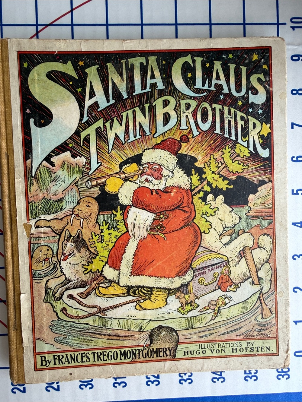 1907 Santa Claus’ Twin Brother Frances Trego Montgomery Antique Christmas Book